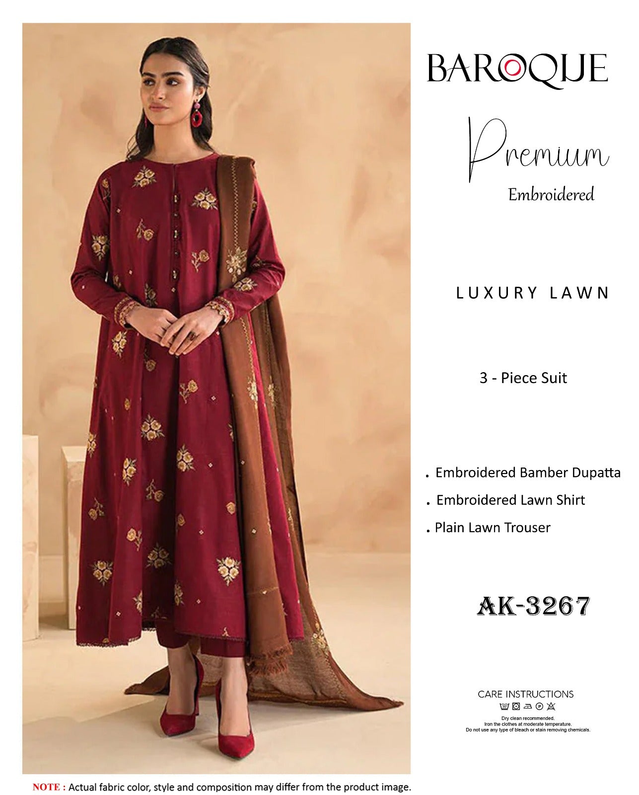 BAROQUE Premium Embroidered (luxury lawn)