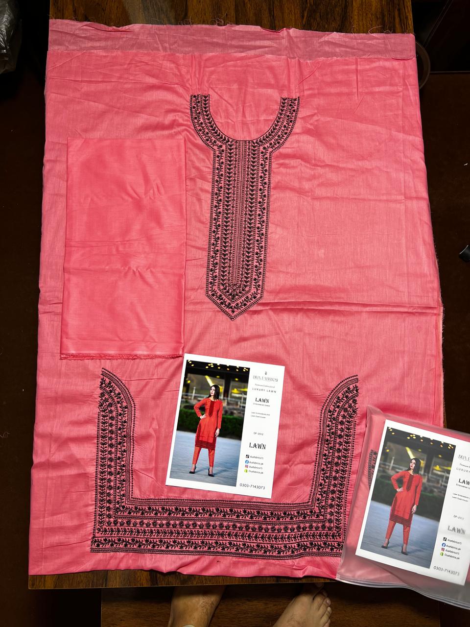 LAWN EMBROIDERED 2PC SUIT – DF/2012