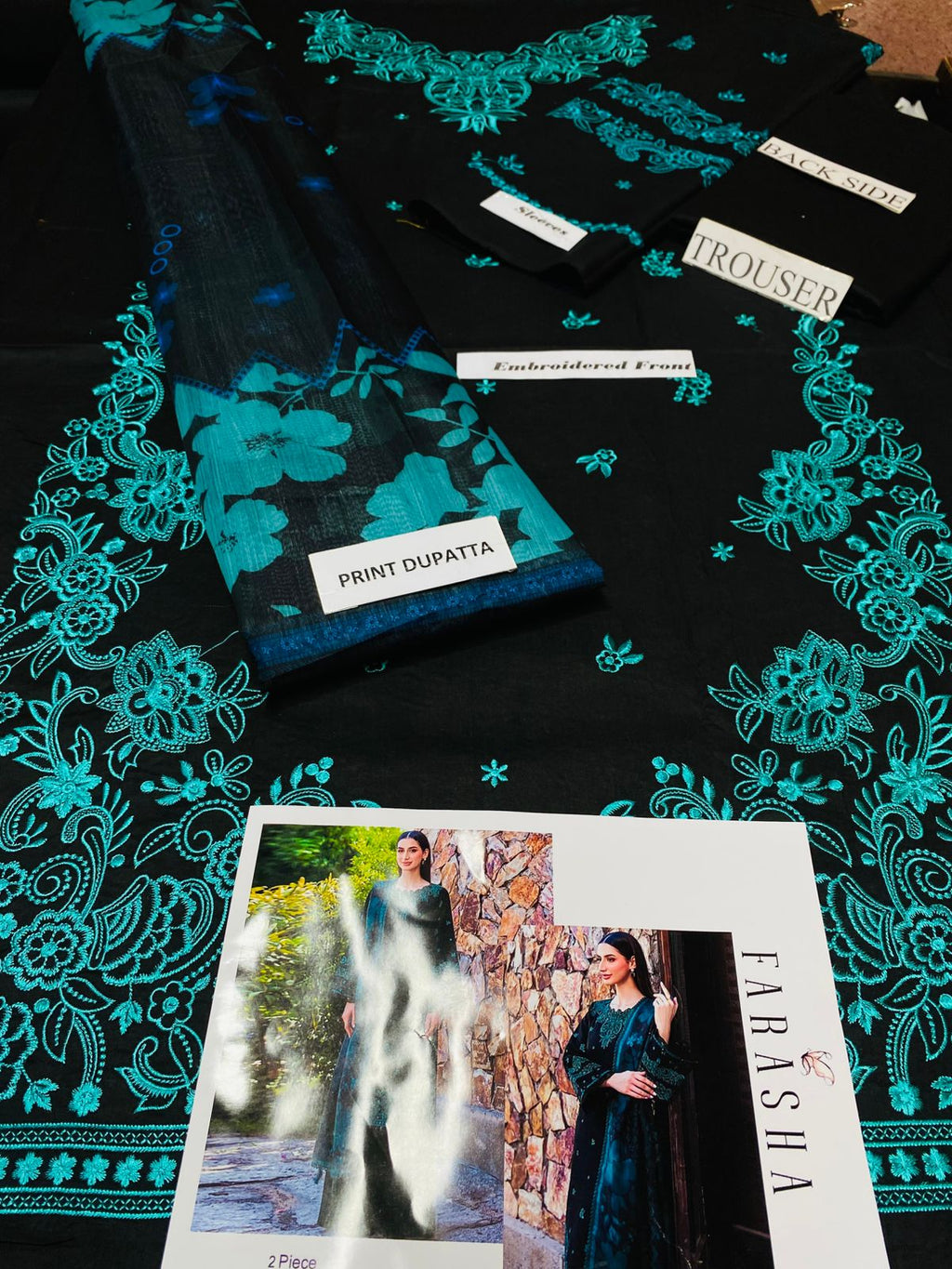 Eid Collection D-258 Lawn Embroidered 3Pc