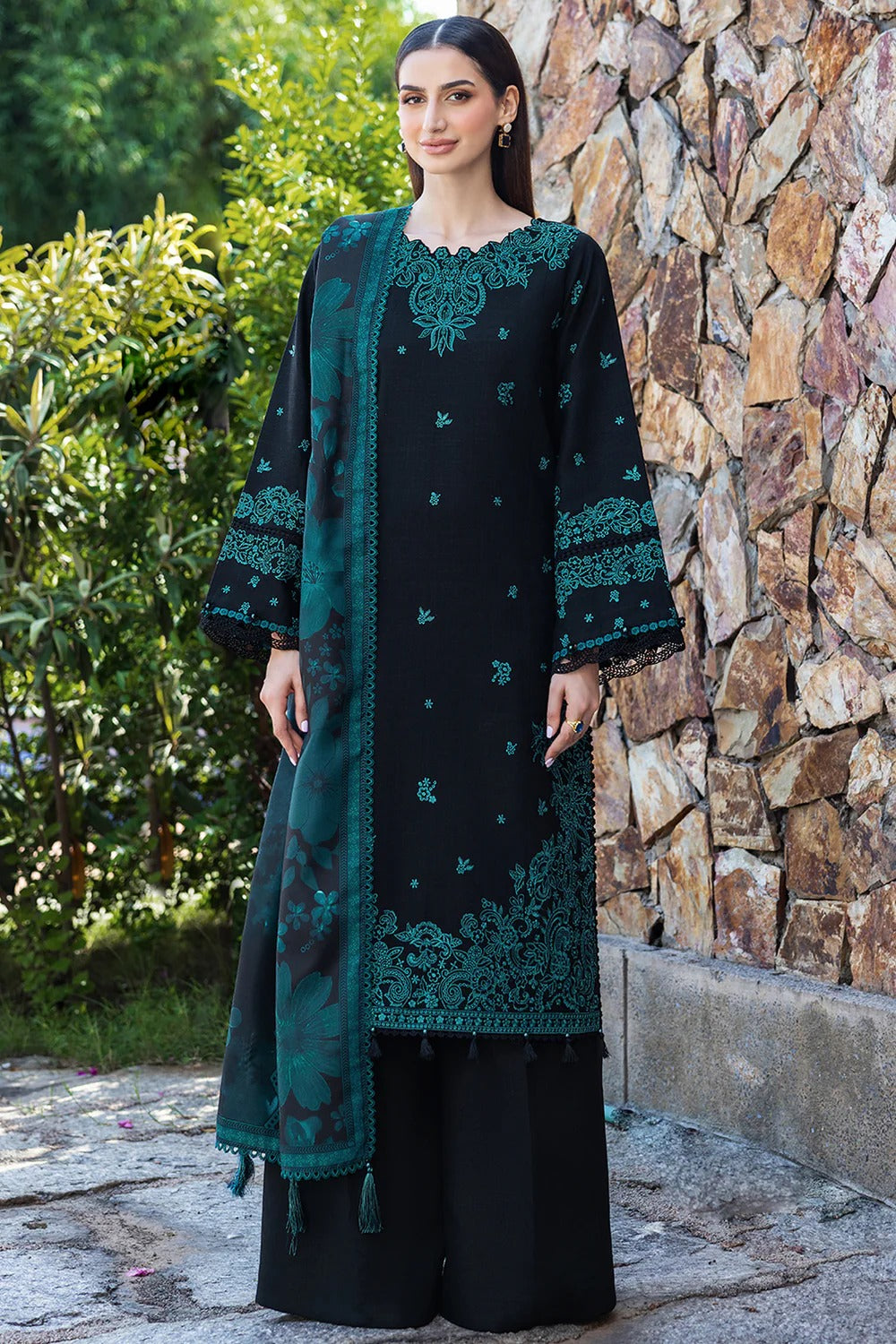 Eid Collection D-258 Lawn Embroidered 3Pc