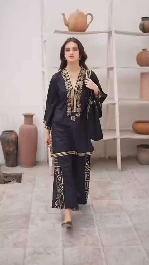 2pc stiched sout with free bag